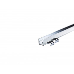 U8 Aluminium LED Profil mit Abdeckung für 140LED strips 1Meter